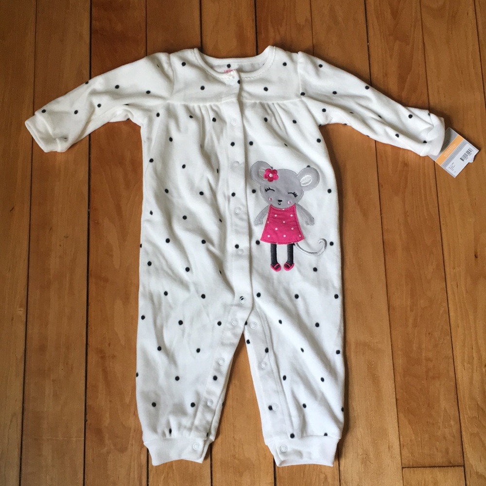 Carters fleece footies